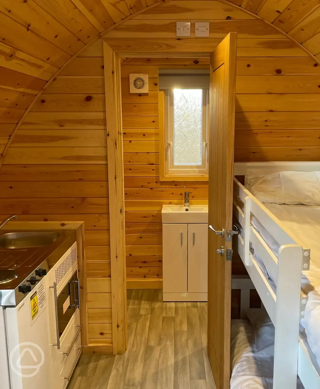 Orchard pods plus small kitchenette
