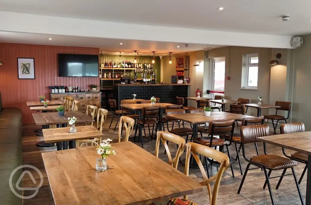 Restaurant indoor seating 