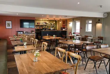 Restaurant indoor seating 