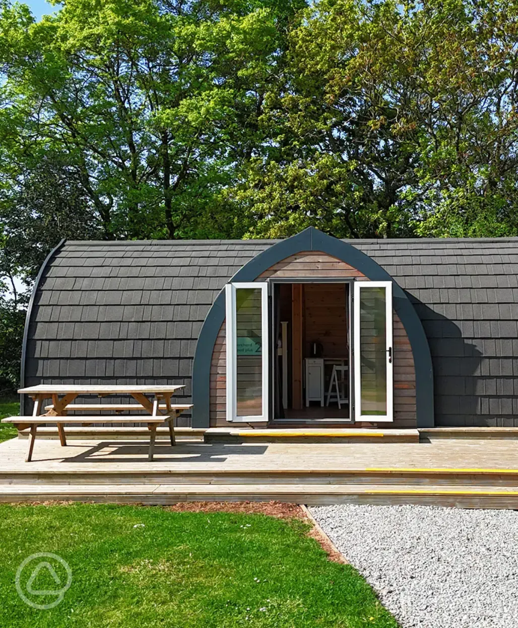 Orchard pods plus exterior