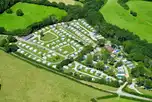 Aerial of Castle Brake Holiday Park