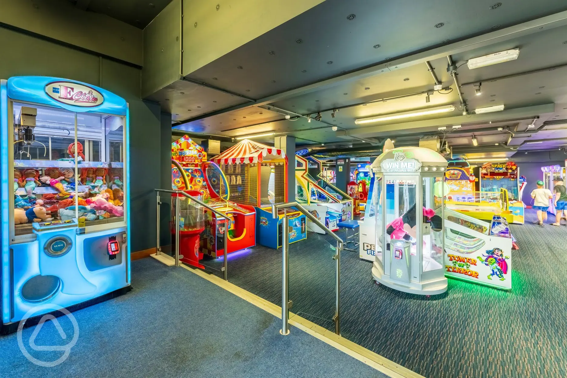Games room with arcade and grabber machines