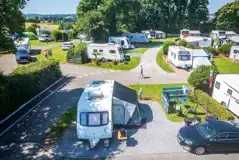 Electric hardstanding pitches for caravans and motorhomes (7m)