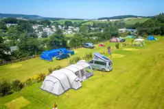 Non electric grass tent pitches