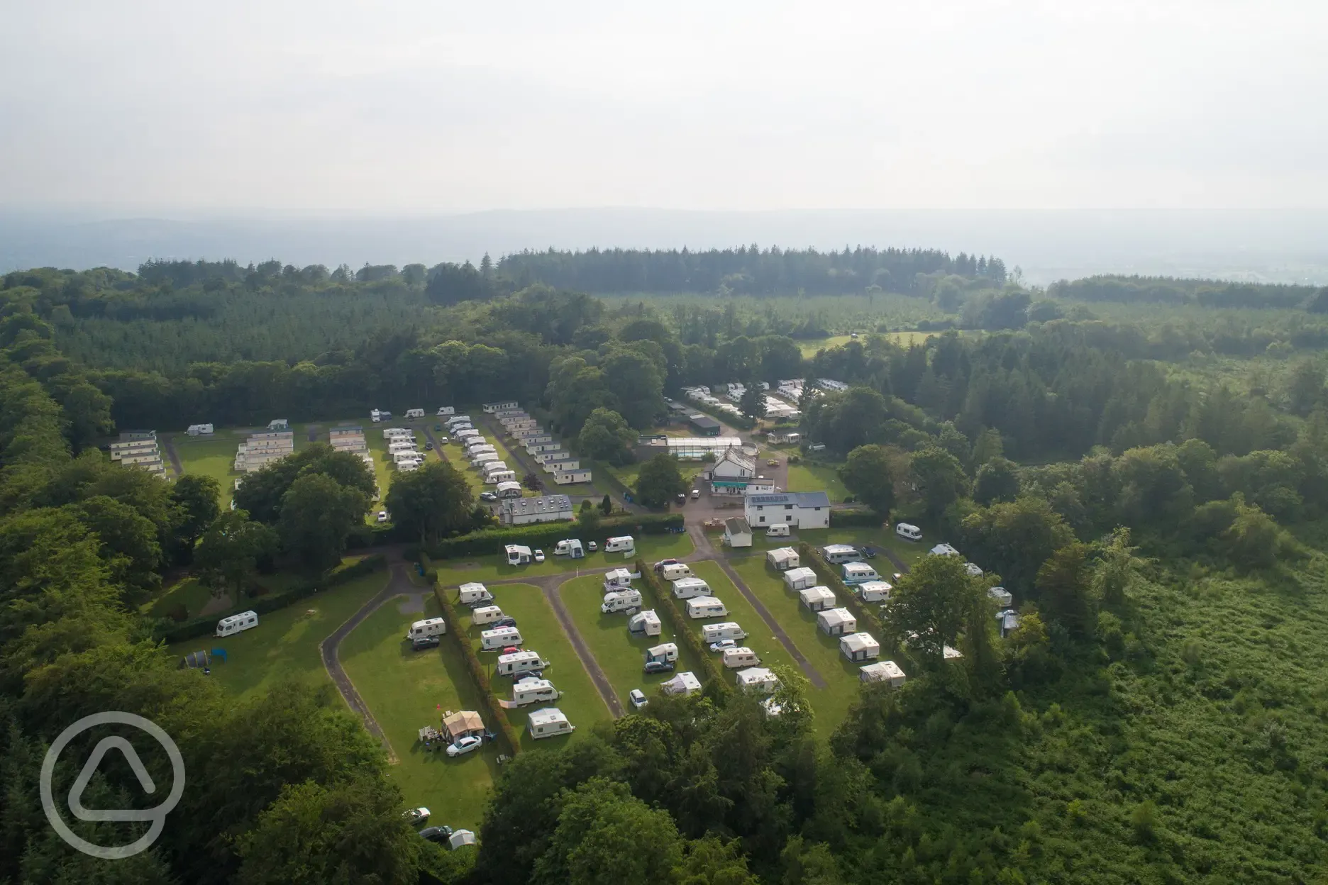 Aerial of the site