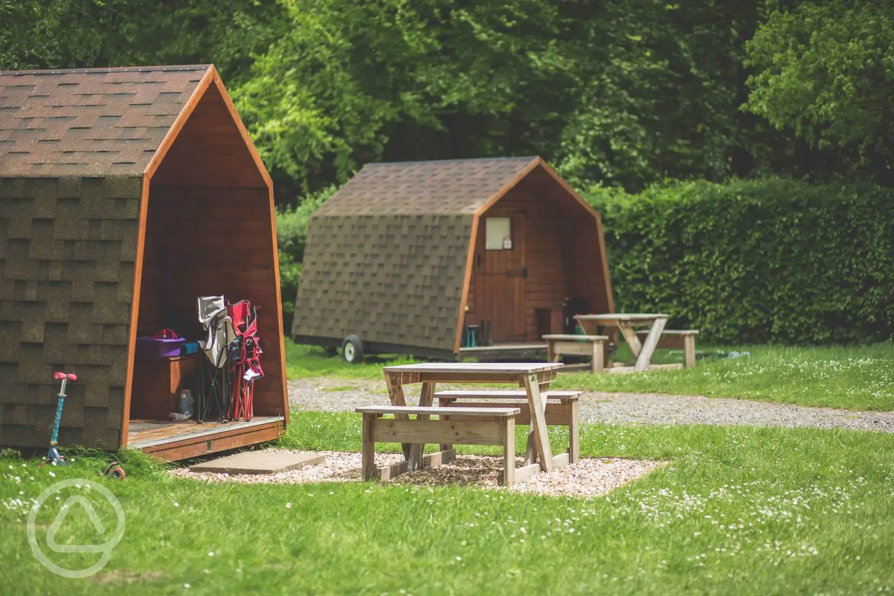 Camping pods