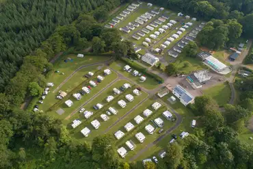 Aerial of Forest Glade Holiday Park