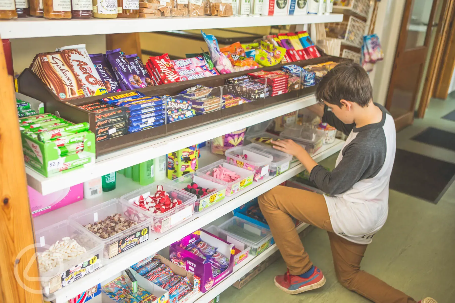 Sweet shop at Forest Glade Holiday Park