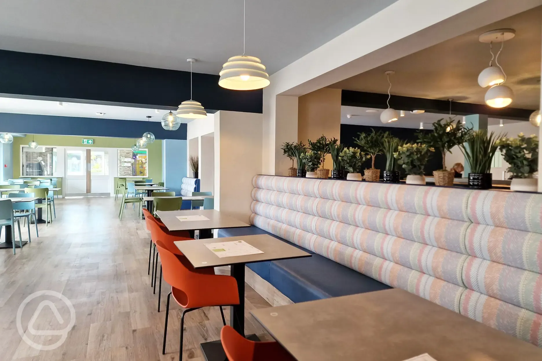 The Terrace Bar and Restaurant indoor seating area