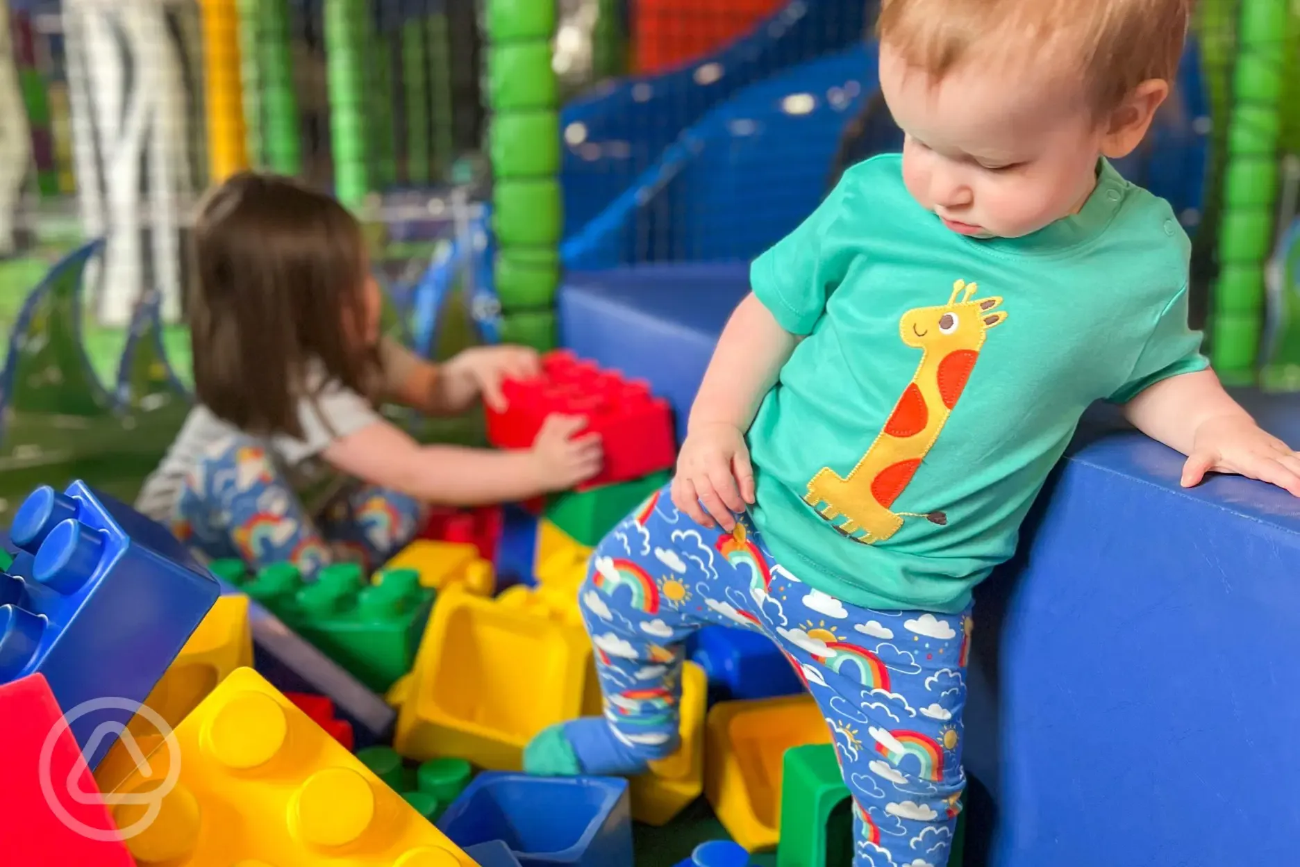Playloft soft play area for children up to age 10 with seating area and WiFi