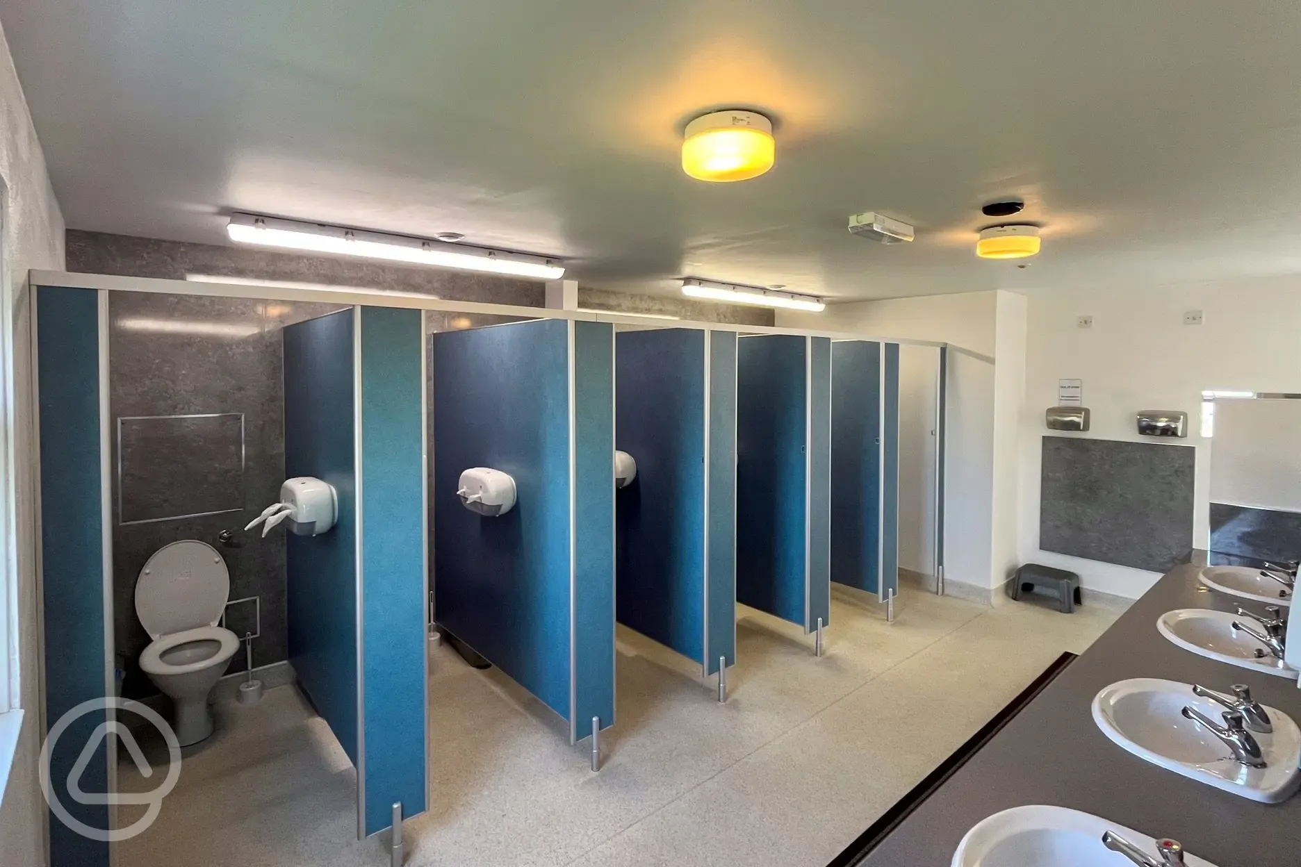 Private toilet cubicles