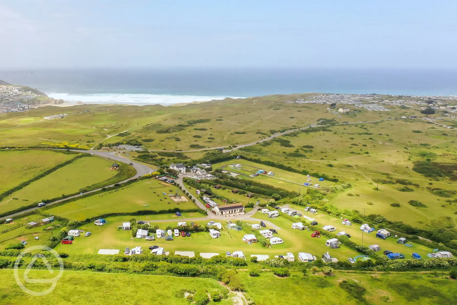 Campsite aerial