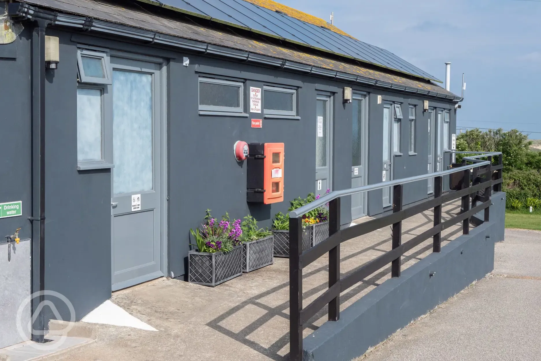 Heated facilities block