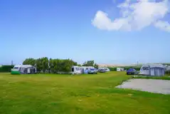 Premium fully serviced hardstanding pitches