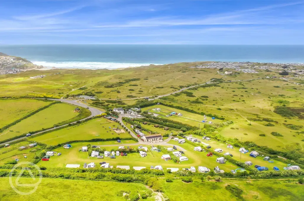 Campsite aerial