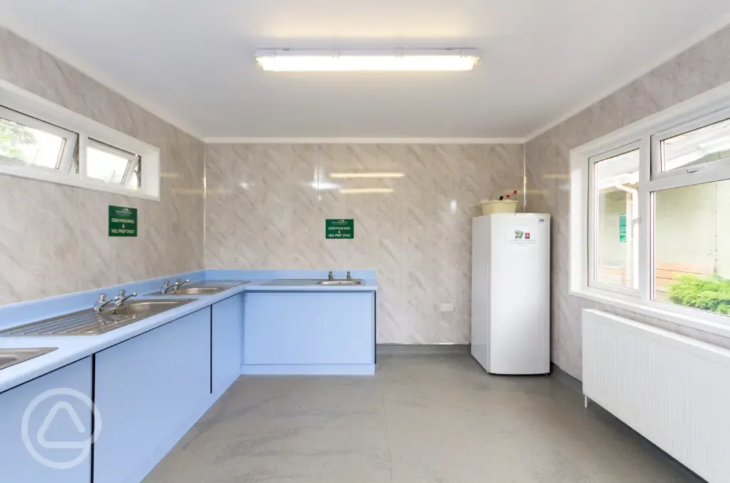 Washing up area