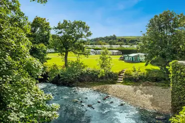 Riverside camping