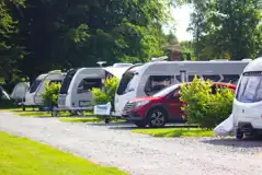 Hardstanding pitches with 16 amp electric hook ups