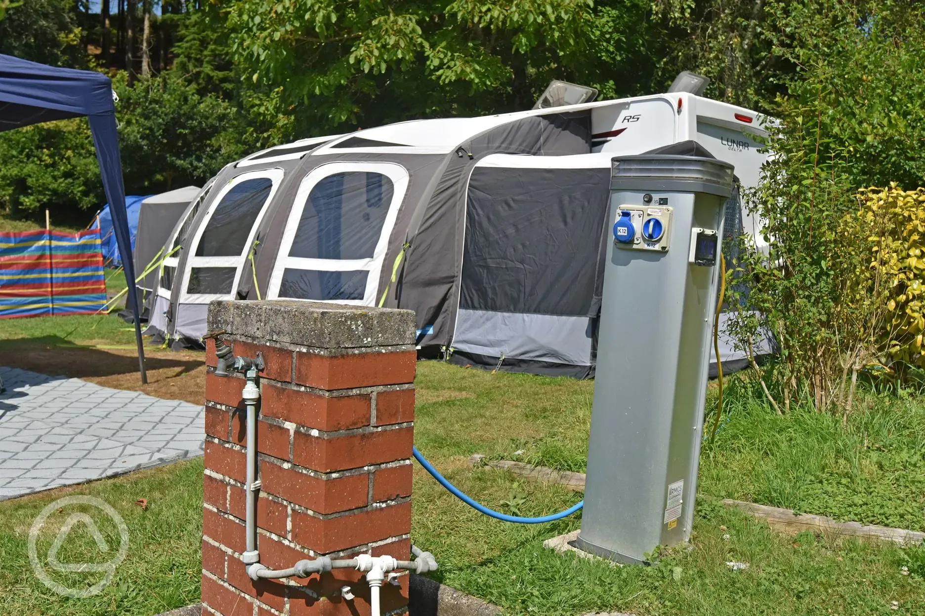 Electric and water hook ups