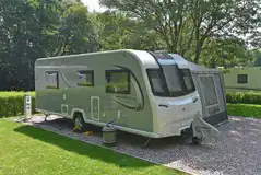 Gravel touring pitches with space for an awning