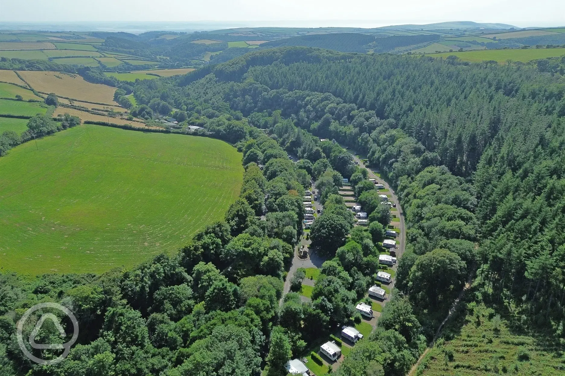 Aerial of the site