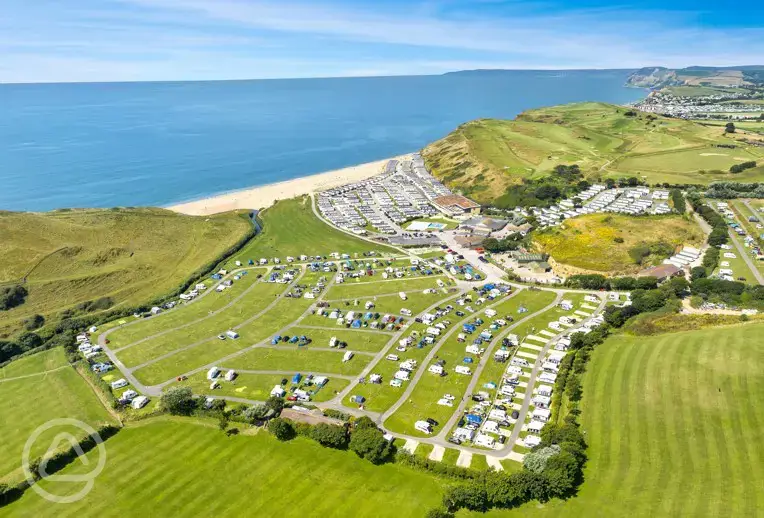 Campsite aerial