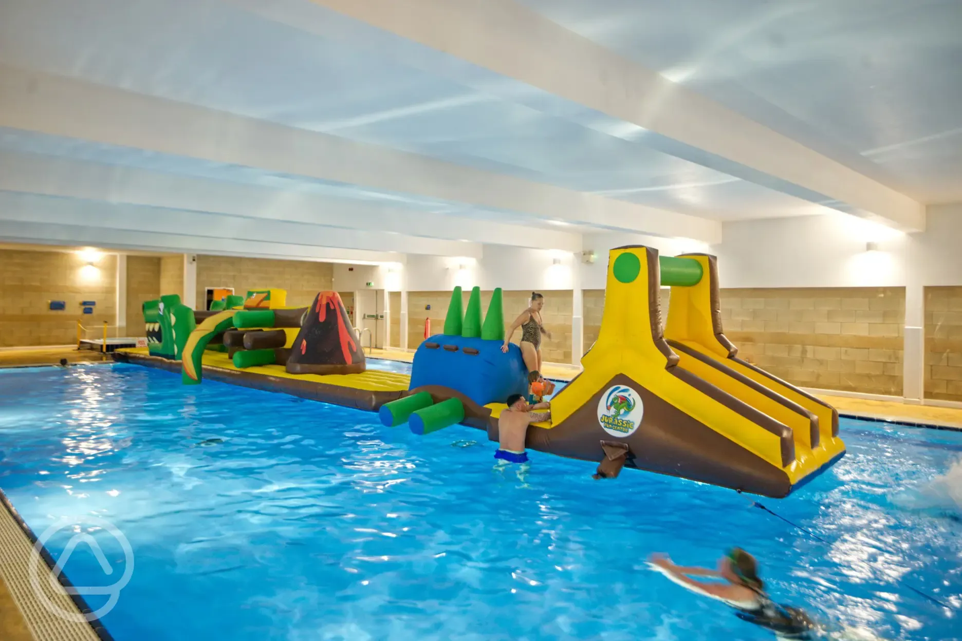 Indoor swimming pool - inflatables session