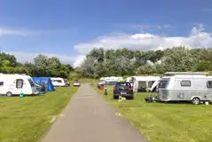 Electric grass pitches (top field)