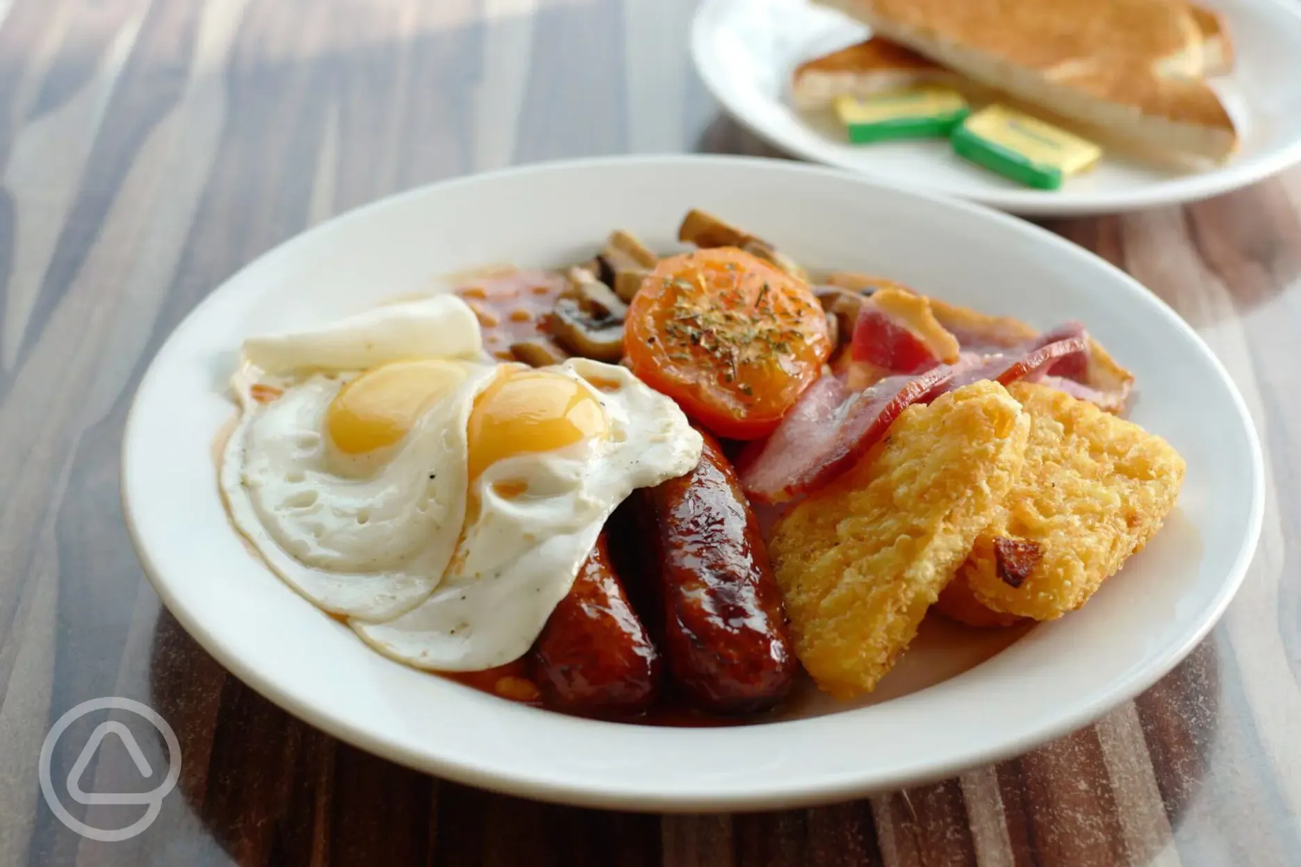 Full English available from the restaurant