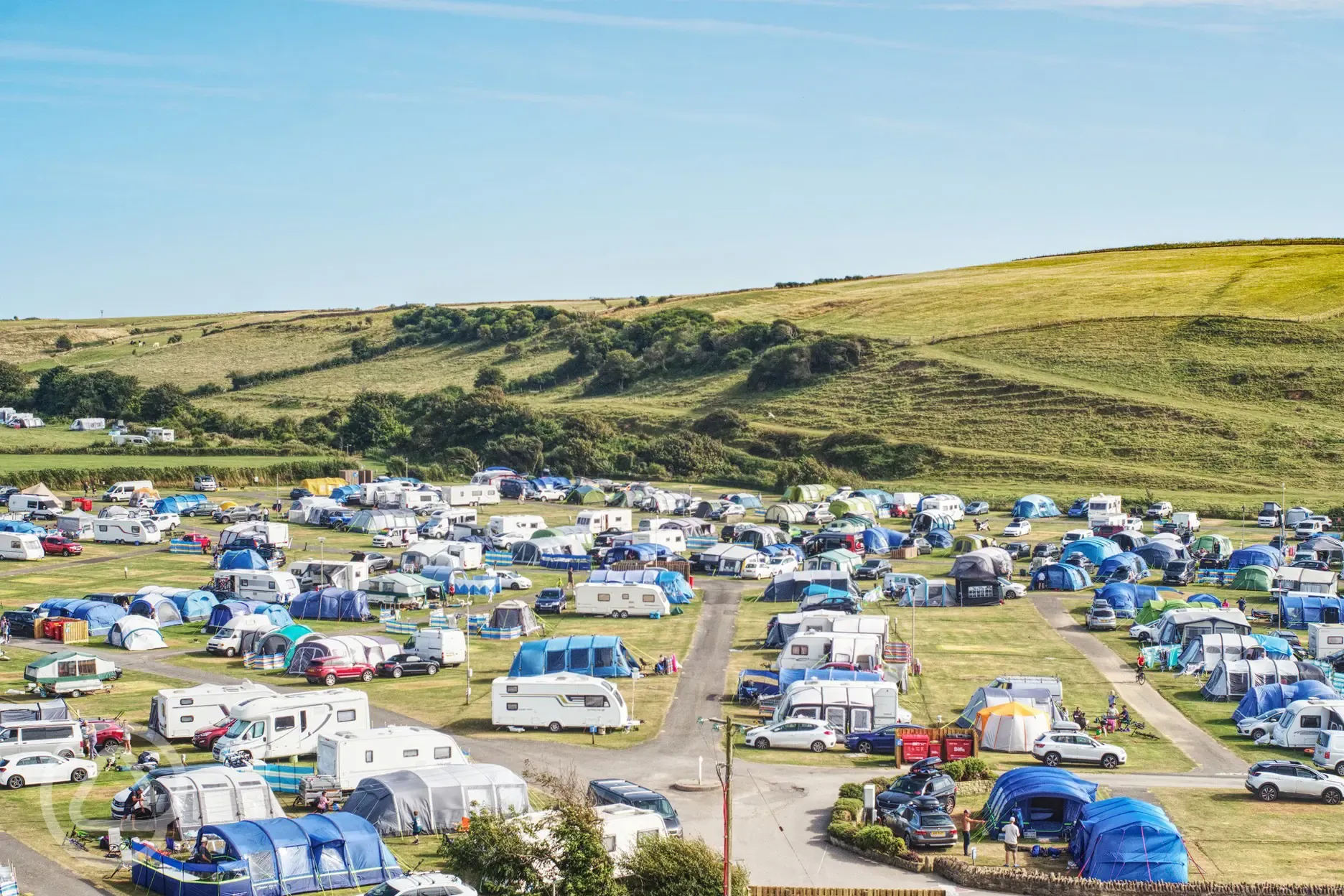 Electric grass pitches (Main Field) with 16 amp hook ups