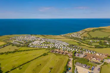 Aerial of the campsite