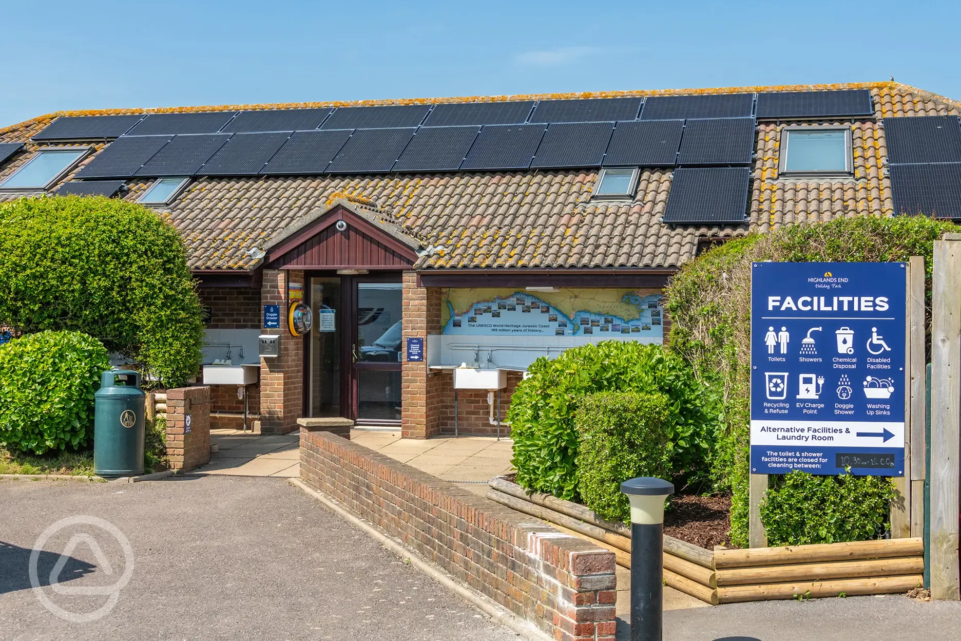 Facilities block exterior