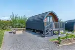 Large Bronze camping pod, dog friendly and sleeping up to six