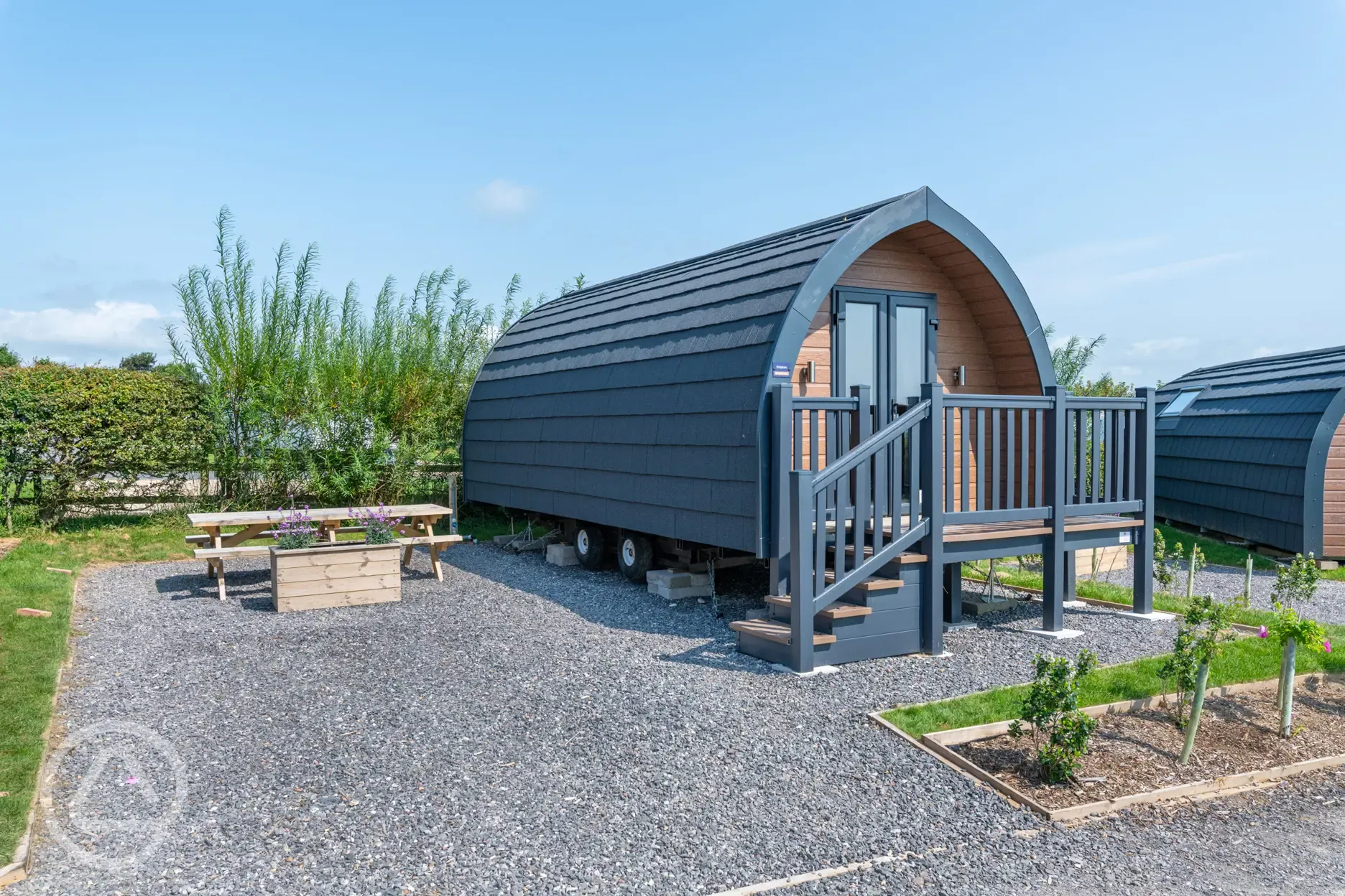 Large Bronze glamping pod