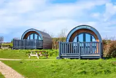 Silver glamping pods Silver glamping pods