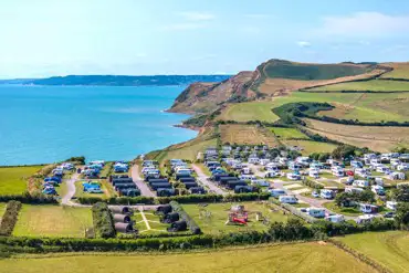 Aerial of the campsite