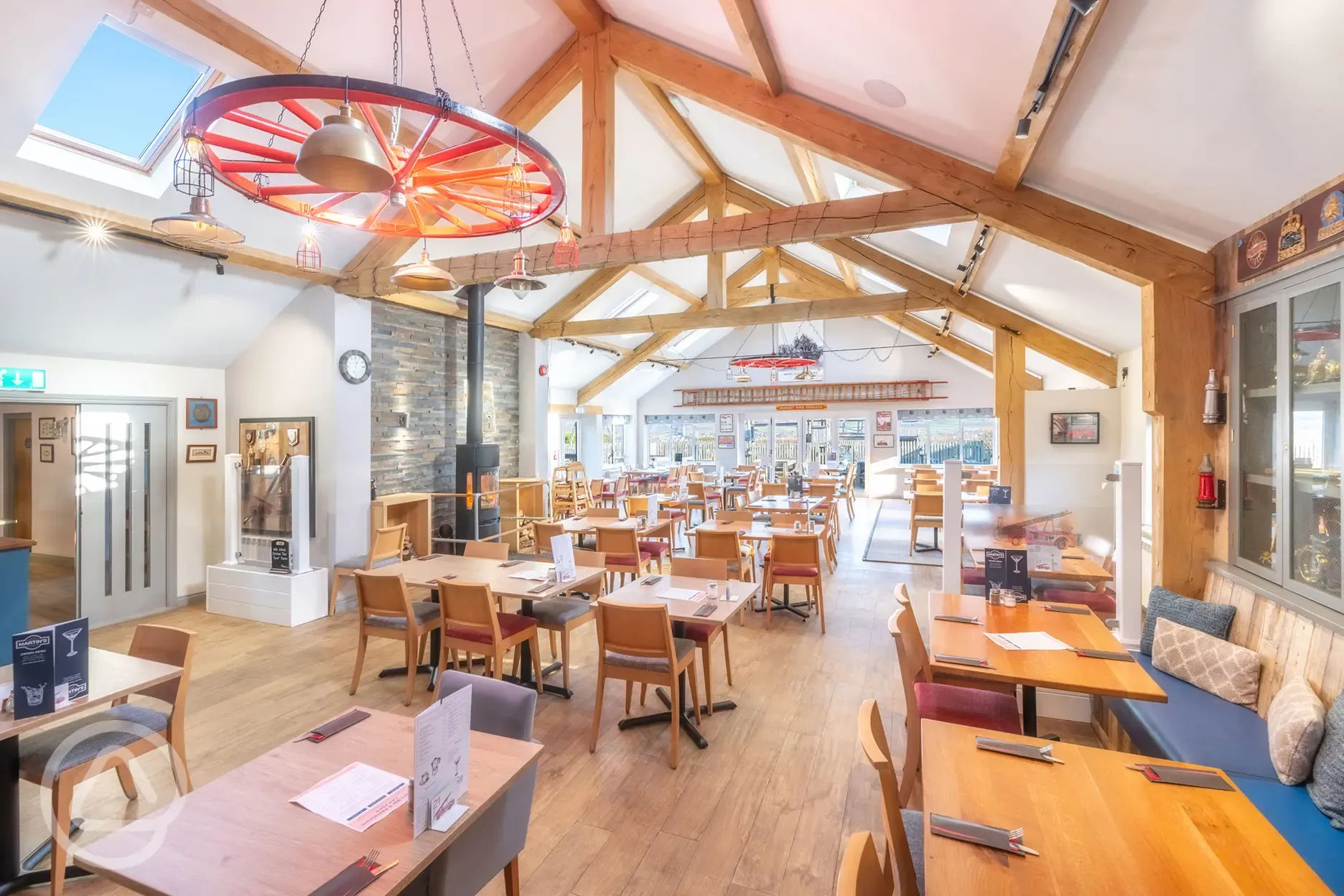 Martin's Bar and Restaurant interior, serving food daily (closed on Wednesdays)