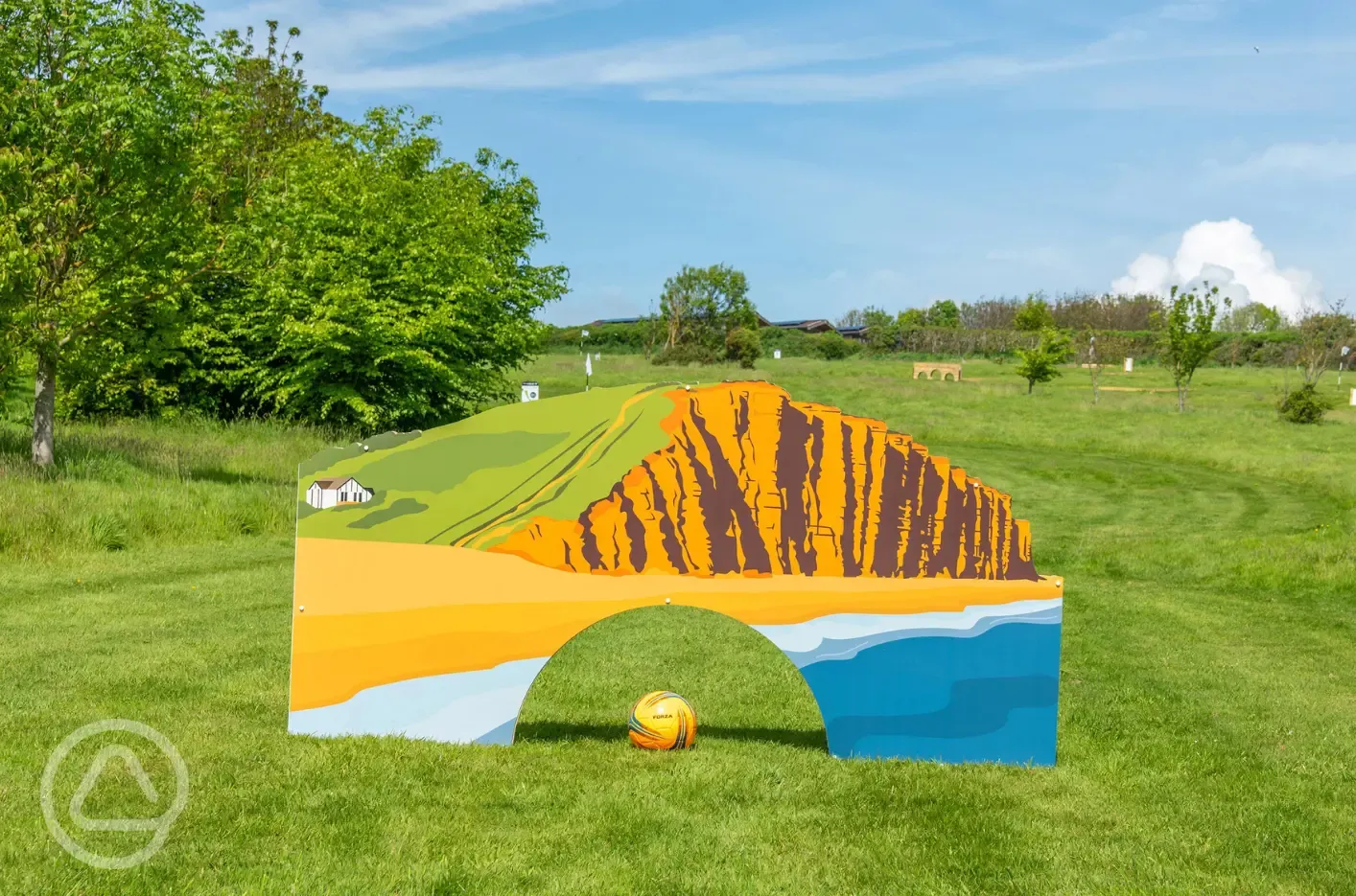 18 hole foot golf course