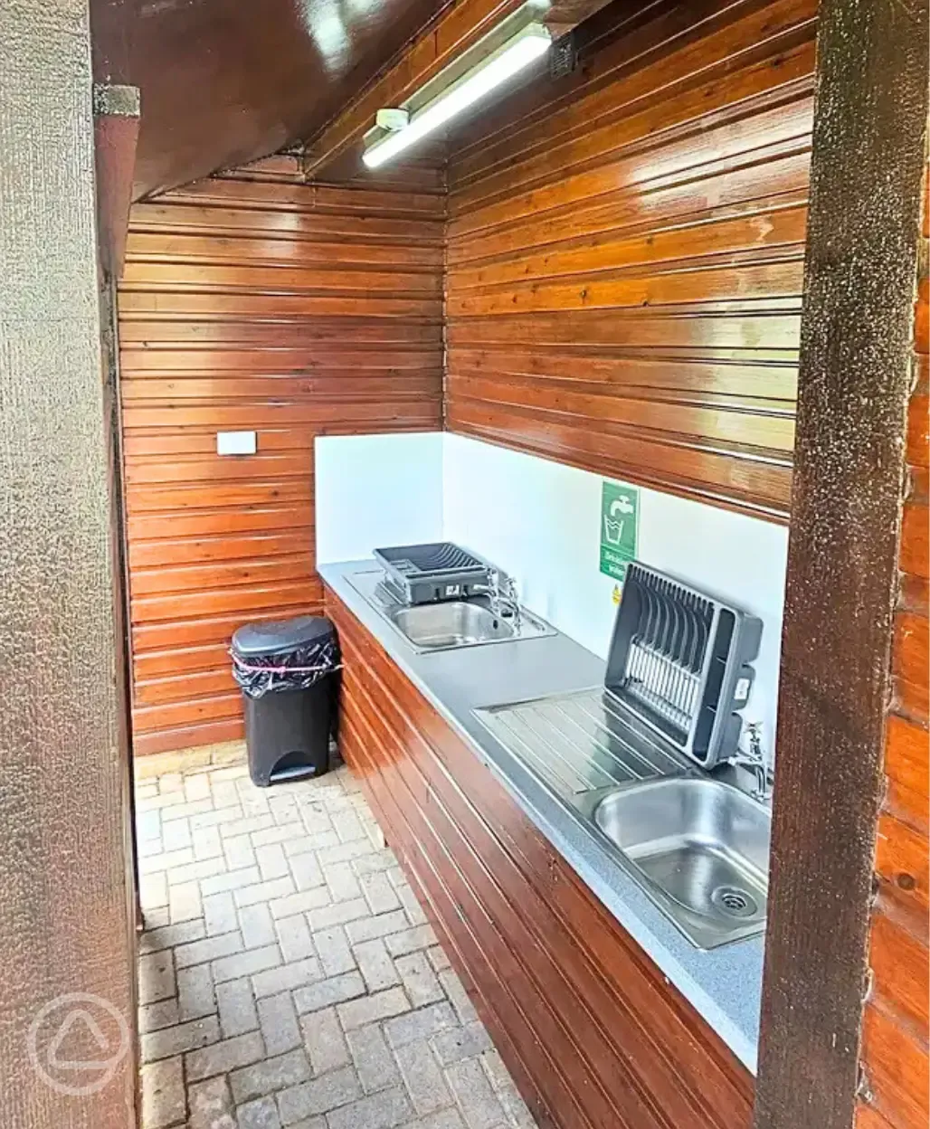 Washing up area