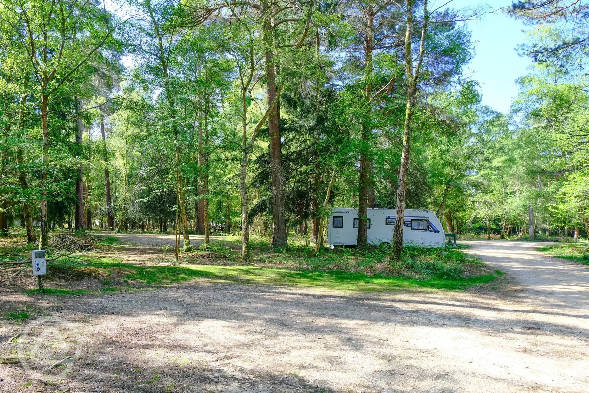 Electric hardstanding pitches (8m x 5m)