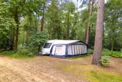 Non electric hardstanding pitches with awning space 