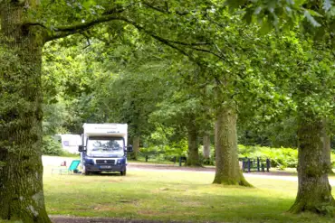 Motorhome on non electric grass pitches (8m x 5m)