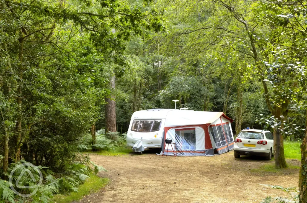 Hardstanding pitches with optional electric
