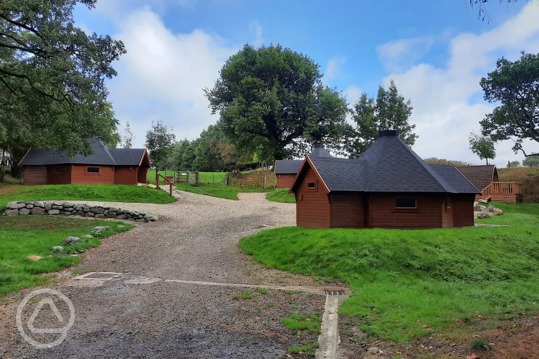 Large camping cabins