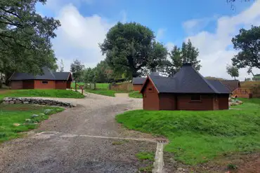 Large camping cabins
