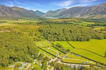 Campsite aerial
