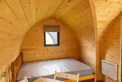 Camping pod double bed