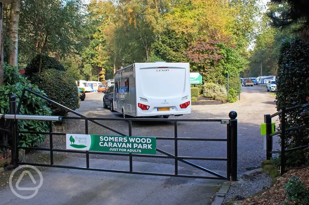 Entrance to the site (adults only touring site)