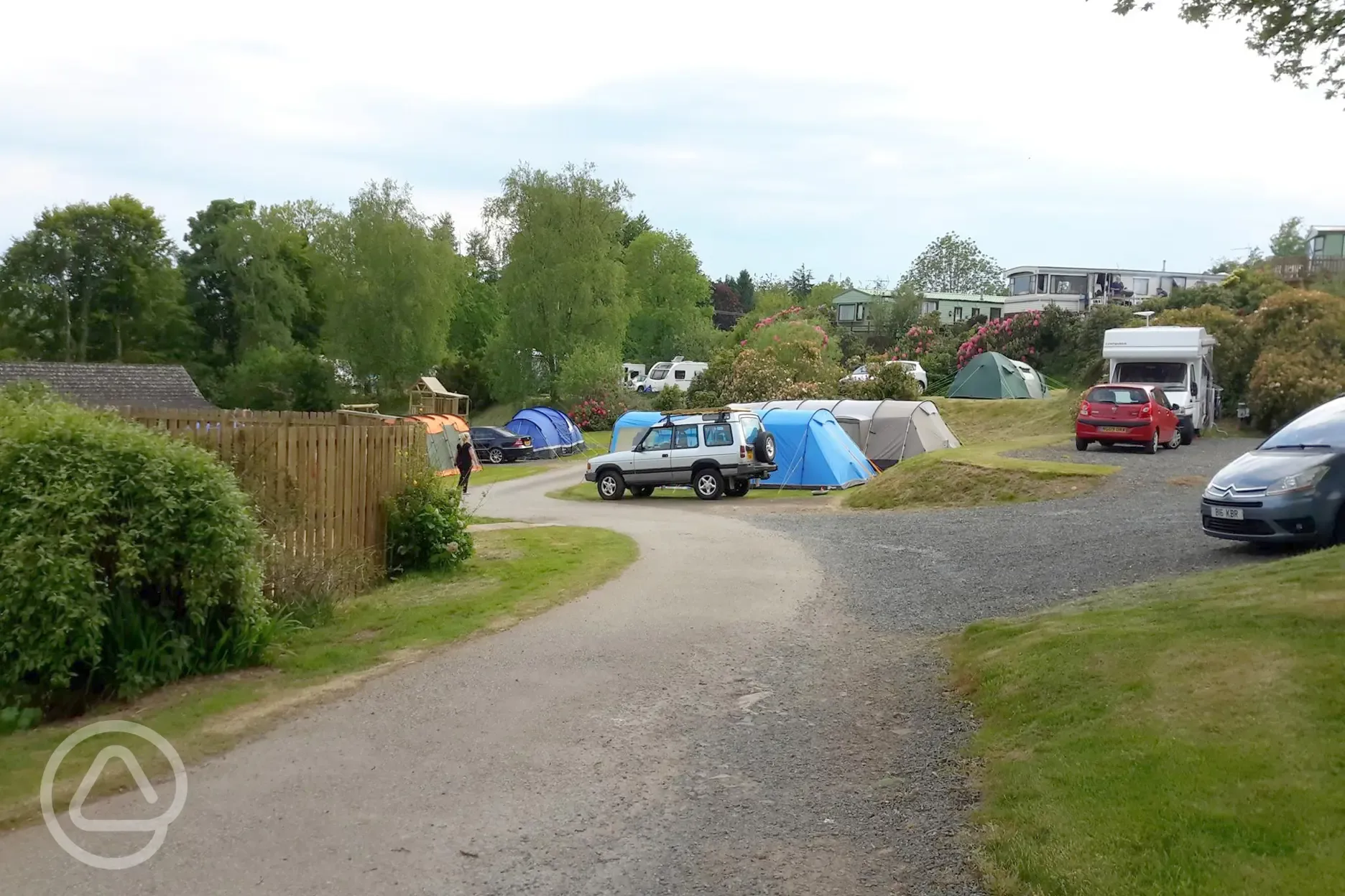 Tents at Barlochan Holiday Park