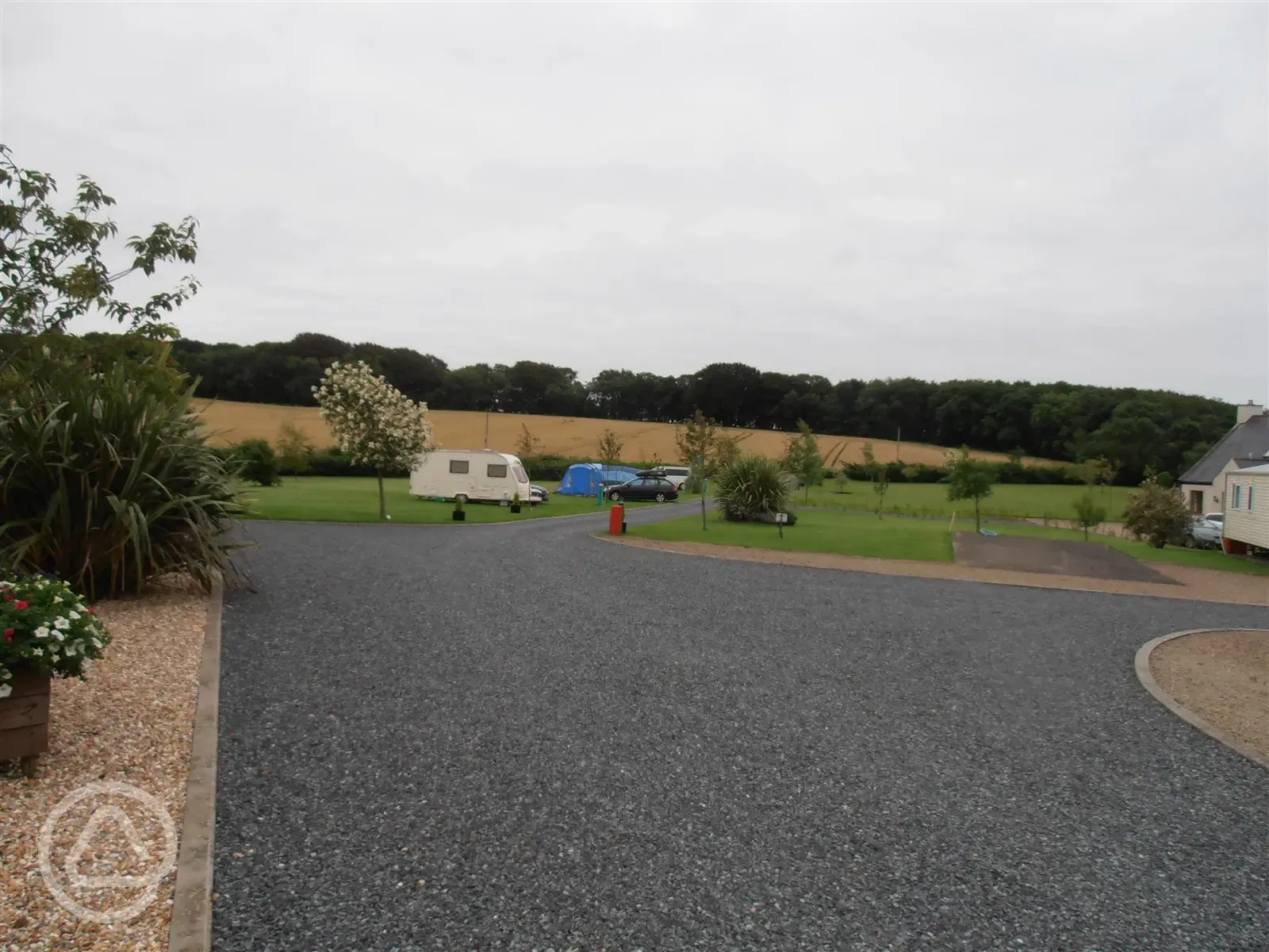 Touring area at Castlewigg Holiday Park